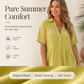 Cotton-Linen A-Line Dress – Breathable, Everyday Chic