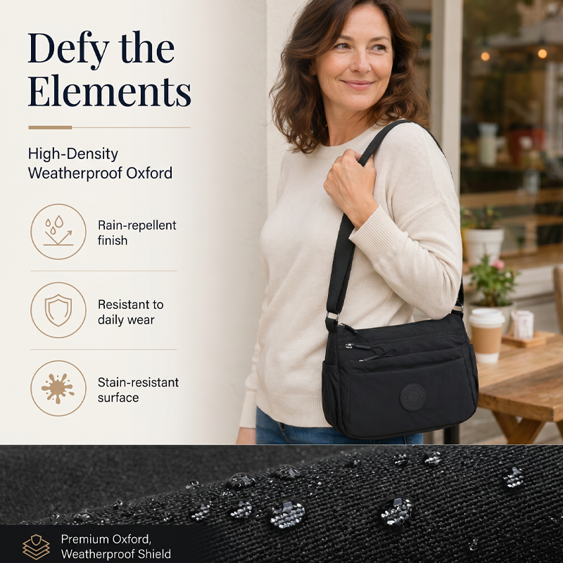 New Arrivals Specials✨Multi-Pocket Crossbody Bag – Spacious & Weatherproof Design