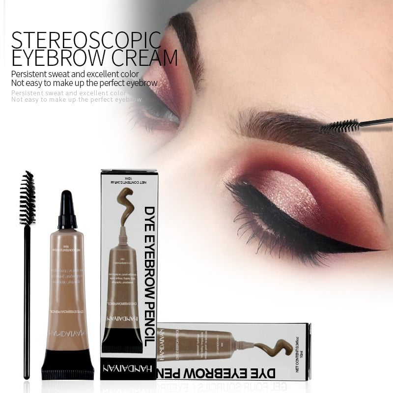 Buy 1 Get 1 Free: Waterproof Brow Tint – 24H Smudge-Proof + Free Brush