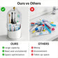 Protect Toothbrushes Instantly! No-Dust Sliding Lid Organizer