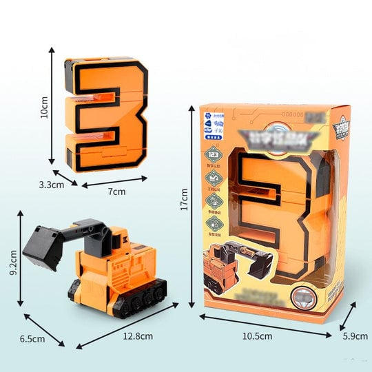🔥2023 Hot Sale🔥Toy Deformation Number Transform Robot