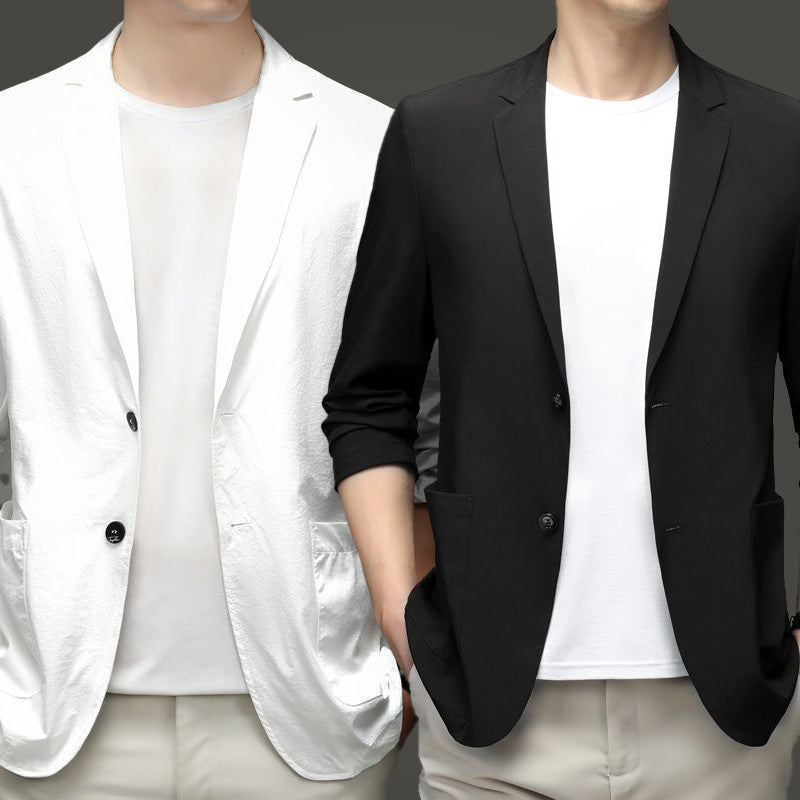 🥳2026 HOT SALE🥳💞50K+ SOLD!👴👔50% OFF! Lightweight Four-Season Blazer – Versatile for all weather. Soft, breathable & easy to wear. Perfect for weddings or Sunday roasts. Look sharp effortlessly. 🥂✨