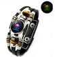 💥Last-Day Sale – 50% Off ☪️Glow-in-the-Dark Leather Zodiac Sign Bracelet For Men and Women (6.9/8.1 inches)♑️