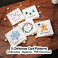 Stitch Christmas Cards Instantly! Beginner DIY Embroidery Kit