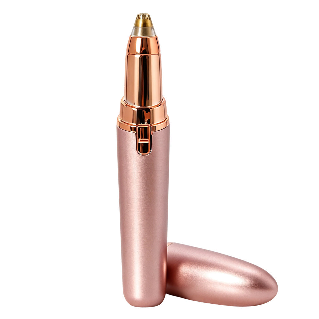Pen-Style Eyebrow Trimmer – LED Precision & Painless Grooming