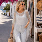 Summer Metallic Crochet Cover-Up – Lightweight, Flowy & Effortlessly Stylish summer outfit