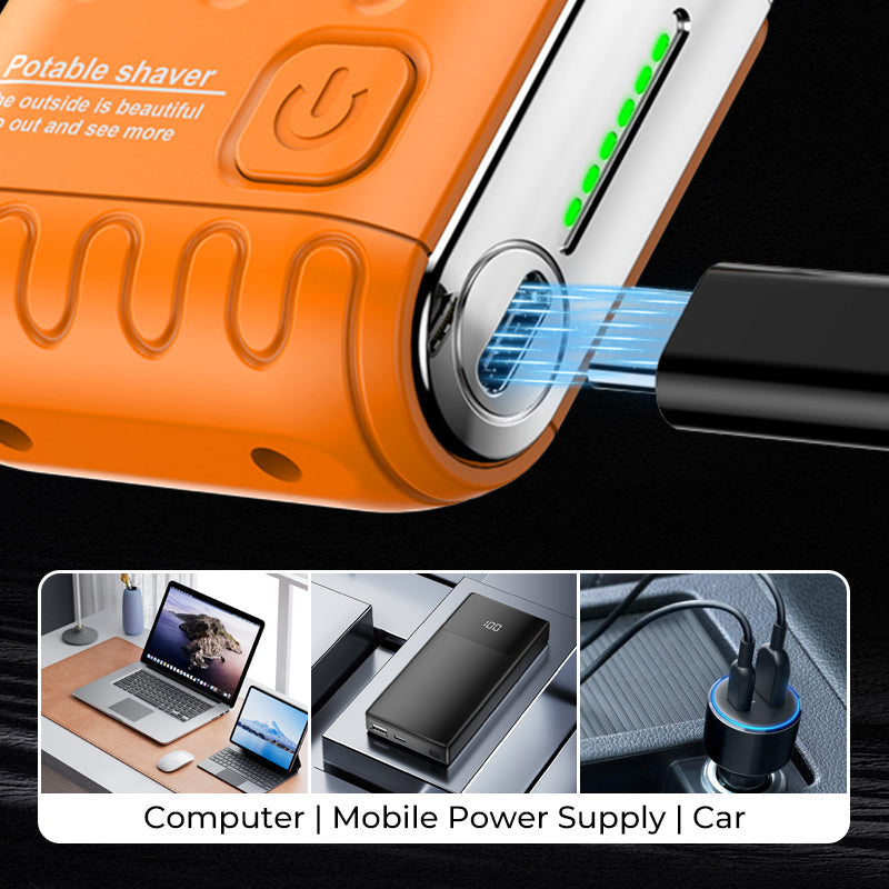 🔥2026 HOT SALE🔥Portable Rotary Dual Ring Electric Shaver