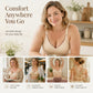 Buy 2 Get 1 Free 💗 Plus-Size Wirefree Bra – Ice Silk & Full Support