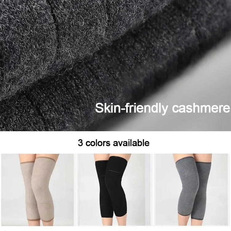 Warm Your Knees Instantly! Soft Faux Cashmere Knee Pads