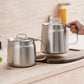 Strain & Reuse Oil Instantly! 2-in-1 Stainless Oil Strainer Pot
