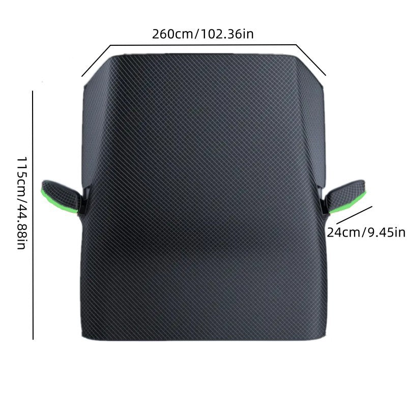 Block Snow & Ice Instantly! Magnetic Windshield Cover