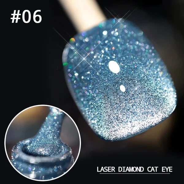 💅Laser Diamond Cat Eye Nail Polish💎