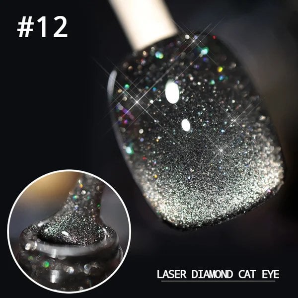 💅Laser Diamond Cat Eye Nail Polish💎