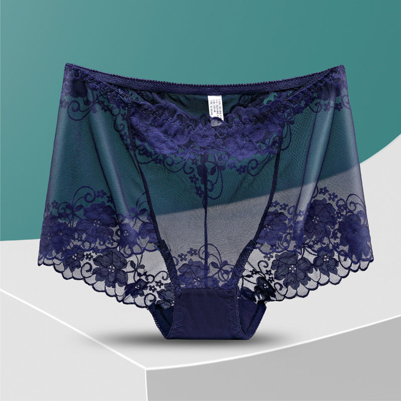 Women's Hand-Crocheted Lace High-Rise Boxer Briefs