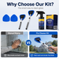 Clean Both Sides Instantly! Magnetic Windshield Cleaning Kit