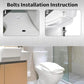 Fix Loose Toilet Seats Instantly! No-Wobble Stainless Bolt Kit