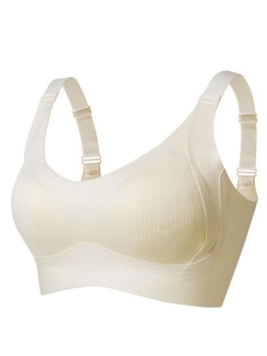 💕 Buy More Save More 💕 Subtle Striped Seamless Bra with W-Support – Comfort & Style!
