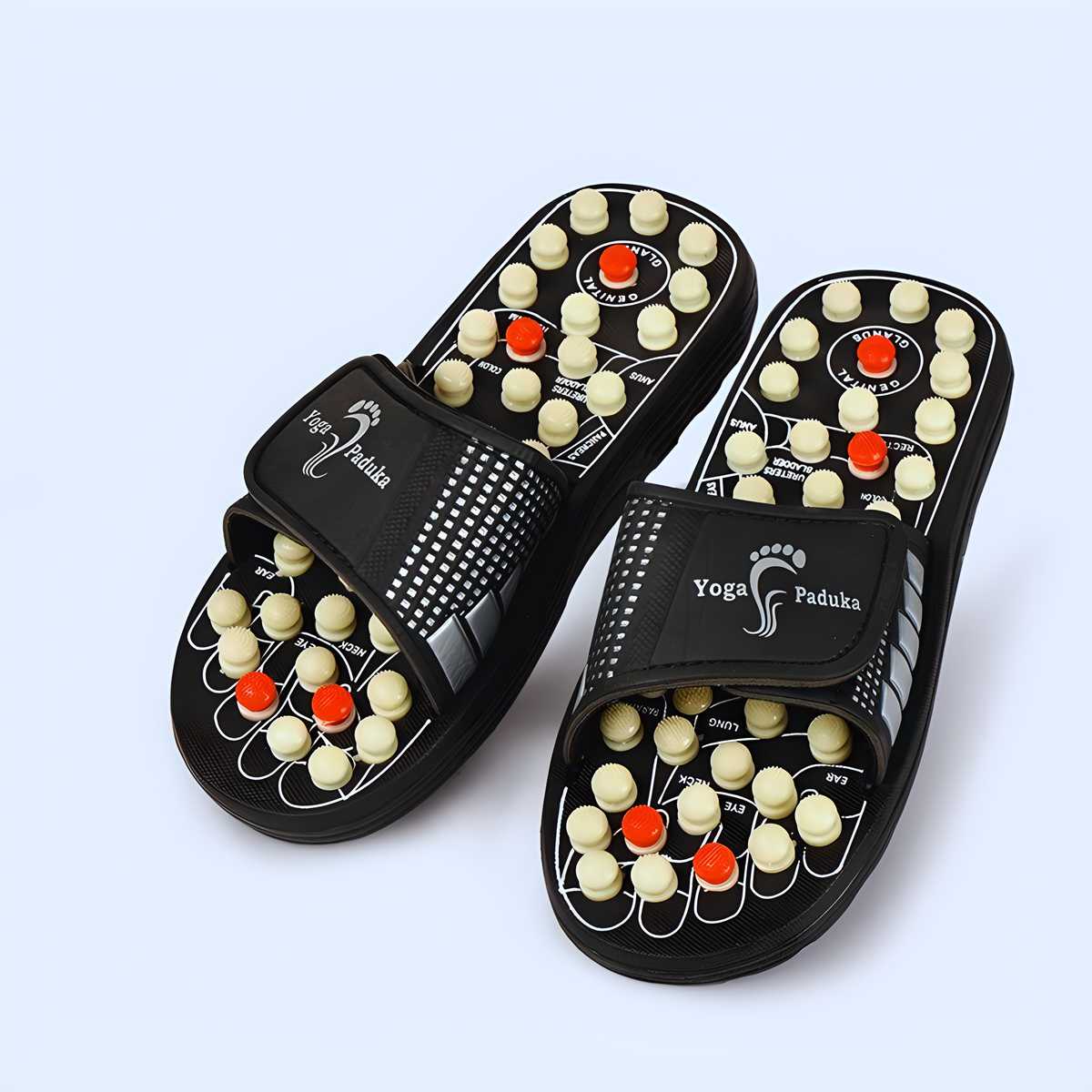 Stimulate the tibia to improve blood circulation🏃‍♀️Acupressure and Magnetic Therapy Slippers 🔥