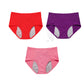High-Waist Cotton Leak-Proof Panties – All-Day Dry & Odor-Free