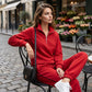 🎁2026 New Arrivals 50% OFF💥Women's Half-Zip Casual Tracksuit Set