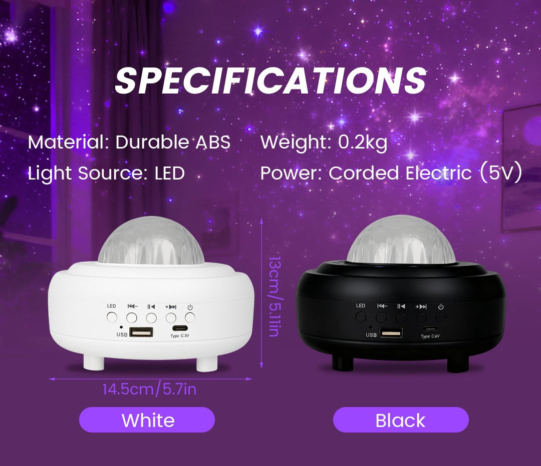 See Northern Lights Instantly! Bluetooth Aurora Star Projector