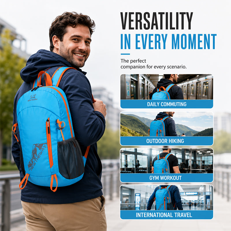 🏆 Last Day Special Price ! Foldable Waterproof Hiking Backpack – 7-Pocket & Ultra-Light Design