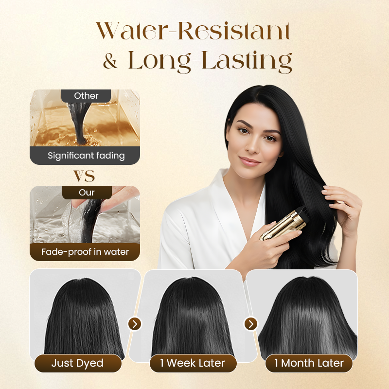 ⏳Time-Limited Special⏰2-in-1 Convenient Hair Dye Comb For Gray Hair