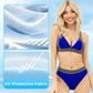 Plunging V-Neck Swimsuit – Ruffled & Fast-Drying
