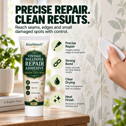 Fix Peeling Wallpaper Instantly! No-Mess Clear-Dry Repair Adhesive