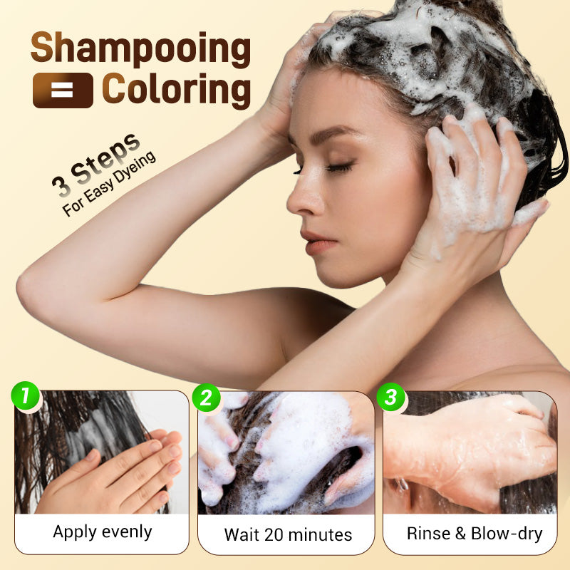 💥50%OFF|🔥Pure Natural Plant Extract💥Nurturing Herbal Hair Color
