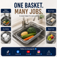 Dry Dishes Instantly! Stainless Steel Over-Sink Rack