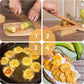 Press Tostones & Cups Instantly! 2-in-1 Bamboo Plantain Press