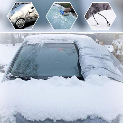 Block Snow & Ice Instantly! Magnetic Windshield Cover