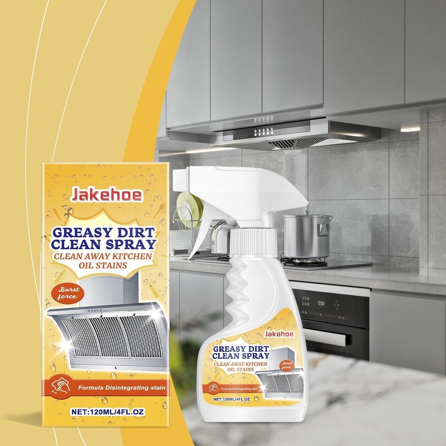 ✨Multi-Purpose Kitchen Heavy Oil Cleaner Spray🔥