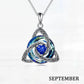 Wear Sacred Love Instantly! No-Tarnish Celtic Birthstone Necklace