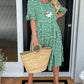 🎁2026 Big Sale 50% OFF🎁Round Neck Polka Dot Print Midi Dress