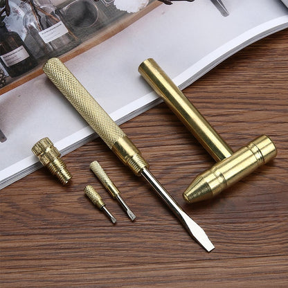 Fix Tiny Parts Instantly! 6-in-1 Mini Copper Multitool Hammer