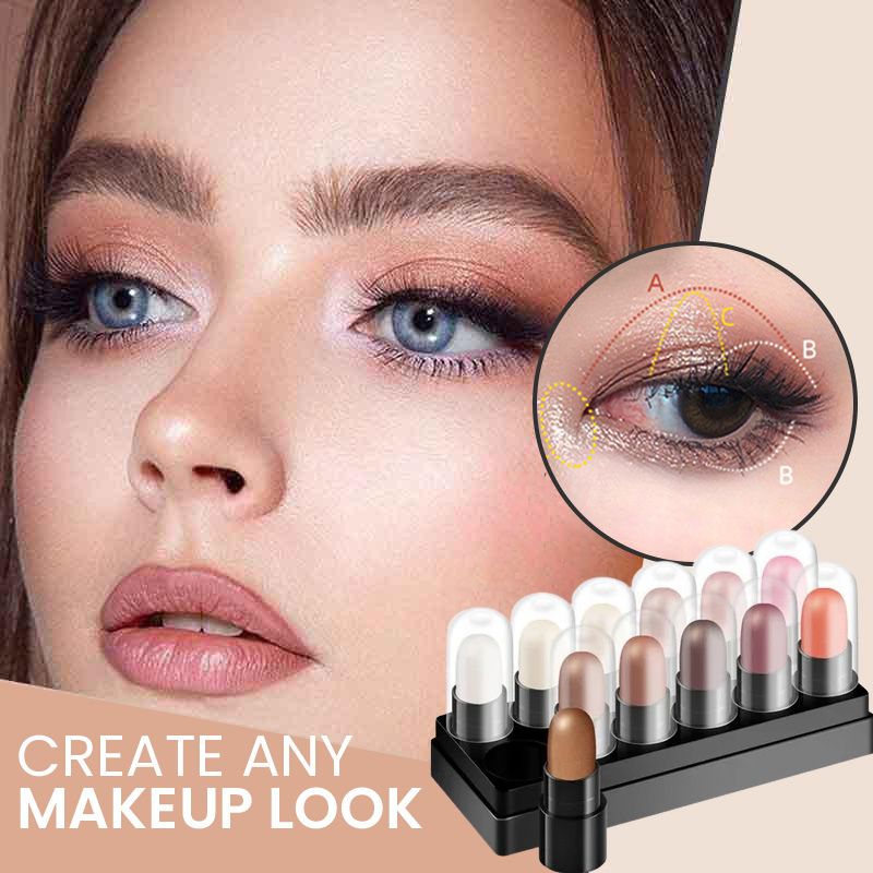 🔥Time limit Sale 50% OFF🔥16 Colors Highlight Eyeshadow Pen Waterproof Glitter Eyeshadow Eyeliner Pen