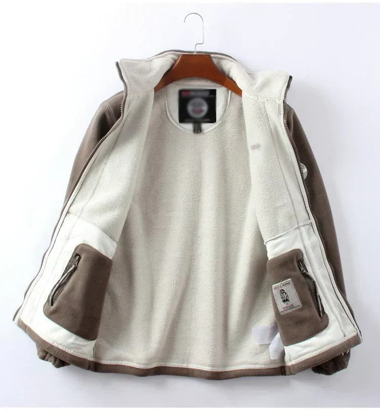 🎅Suitable for both men and women🎁50K+ SOLD!⏰Unisex Double-Layer Coral Fleece Jacket🔥