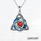 Wear Sacred Love Instantly! No-Tarnish Celtic Birthstone Necklace