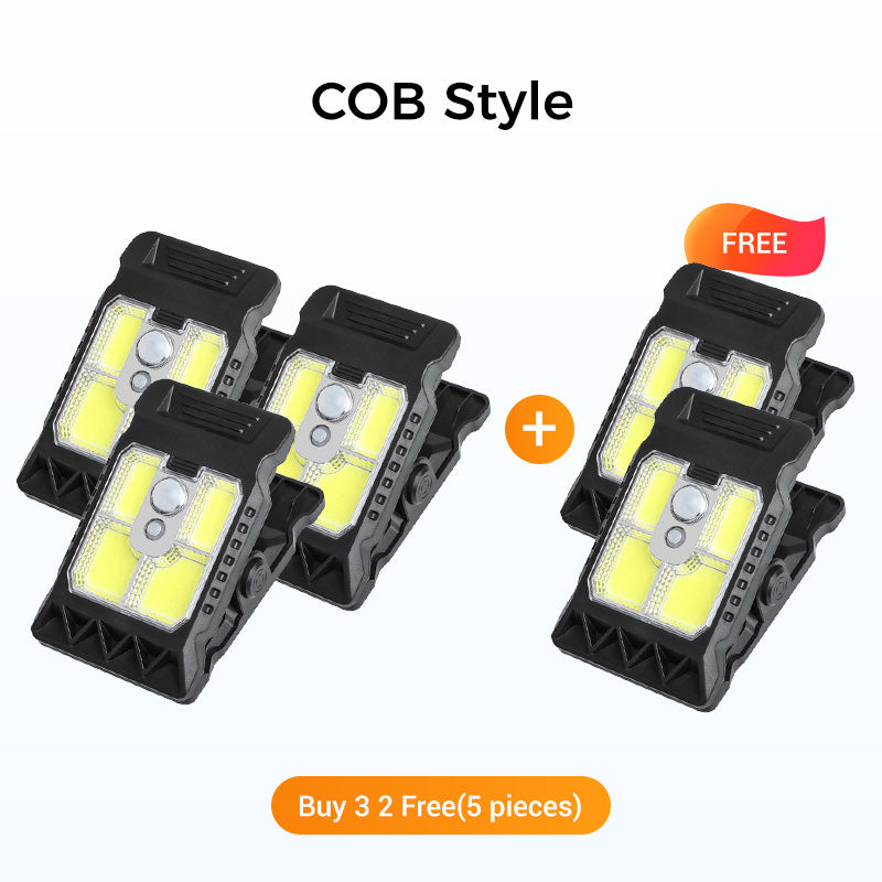 Outdoor Solar Clip Light with Motion Sensor