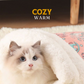 Cozy Pet Nest for Cats and Dogs - Plush & Machine Washable, Perfect for Your Pet's Comfort and Warmth