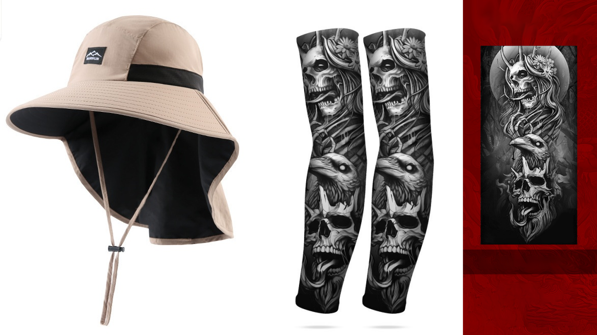 Sun-Protective & Breathable Tattoo Cooling Sleeve
