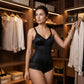Zip-Up Shapewear Bodysuit – 360° Sculpt & Anti-Slip Lace