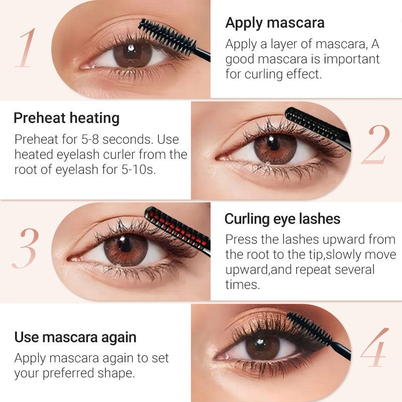 🔥 LIMITED-TIME 50% OFF! 💫 Heated Eyelash Curler – Long Lasting, Natural Lift, Gentle Use ✨