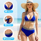 Plunging V-Neck Swimsuit – Ruffled & Fast-Drying