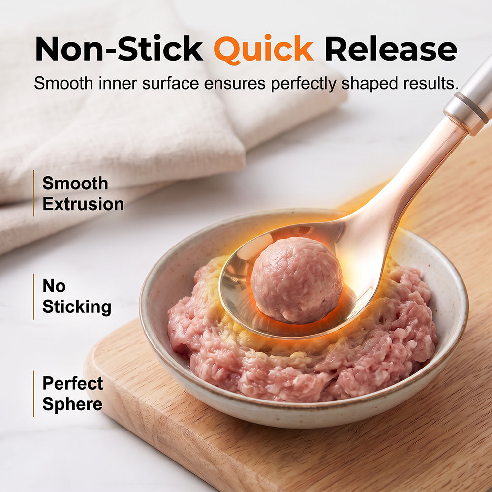 🥳2026 HOT SALE🥳Meatball Spoon – No Stick, No Mess