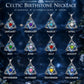 Wear Sacred Love Instantly! No-Tarnish Celtic Birthstone Necklace