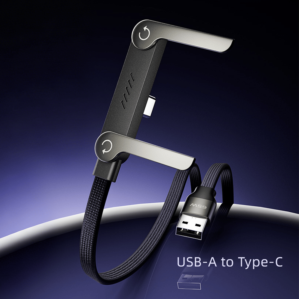 Charge & View Instantly! No-Slip 240W Foldable Stand Cable