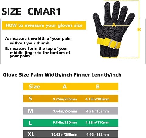 Cut-Proof Your Hands Instantly! ANSI A9 Stainless Steel Mesh Glove
